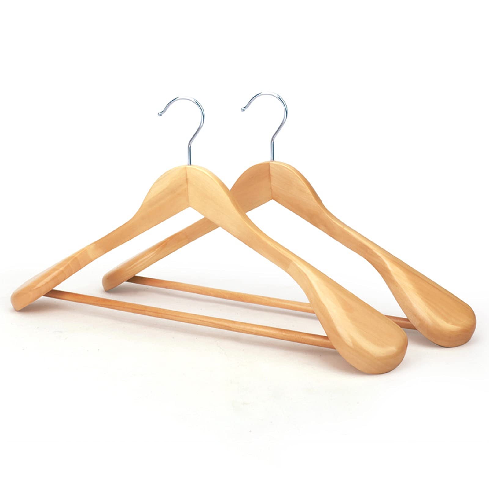 what we want WOODHANGER ウォルナット Amazon.com: Coat Hanger Wooden Hangers 4 Pack Wooden Clothes